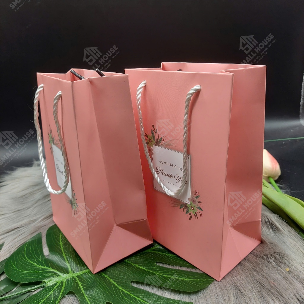 set 5 cái - Túi giấy đựng quà tặng mỹ phẩm son nước nước hoa