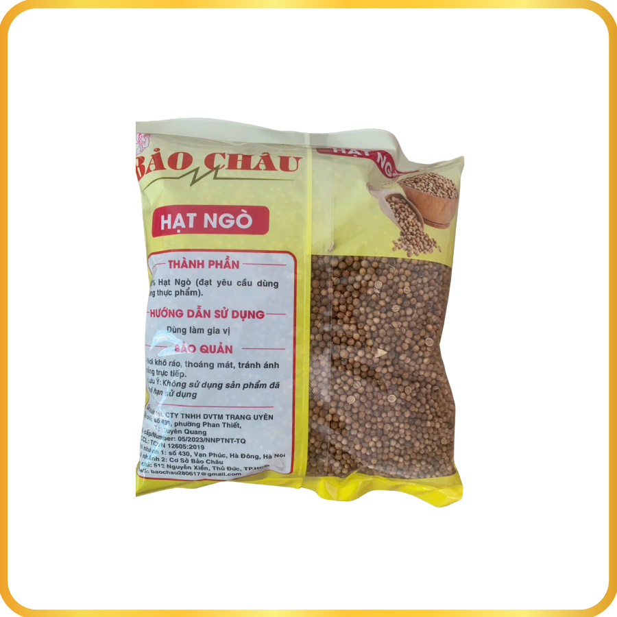 Hạt Ngò (Hạt Mùi) Bảo Châu hàng loại 1 nguyên chất làm gia vị nấu phở 500g - 2kg