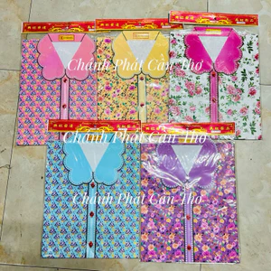 Quần Áo Giấy Kiểu Bông Nữ Đính Nút Hoạ Tiết Đẹp