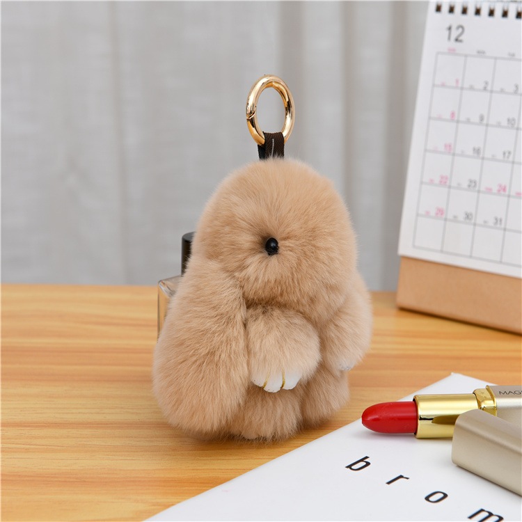 [BUNNY LULU] [Hộp quà] Thỏ nhồi bông đáng yêu lông mịn. Móc chìa khóa, Tag túi xách thỏ bông trending.