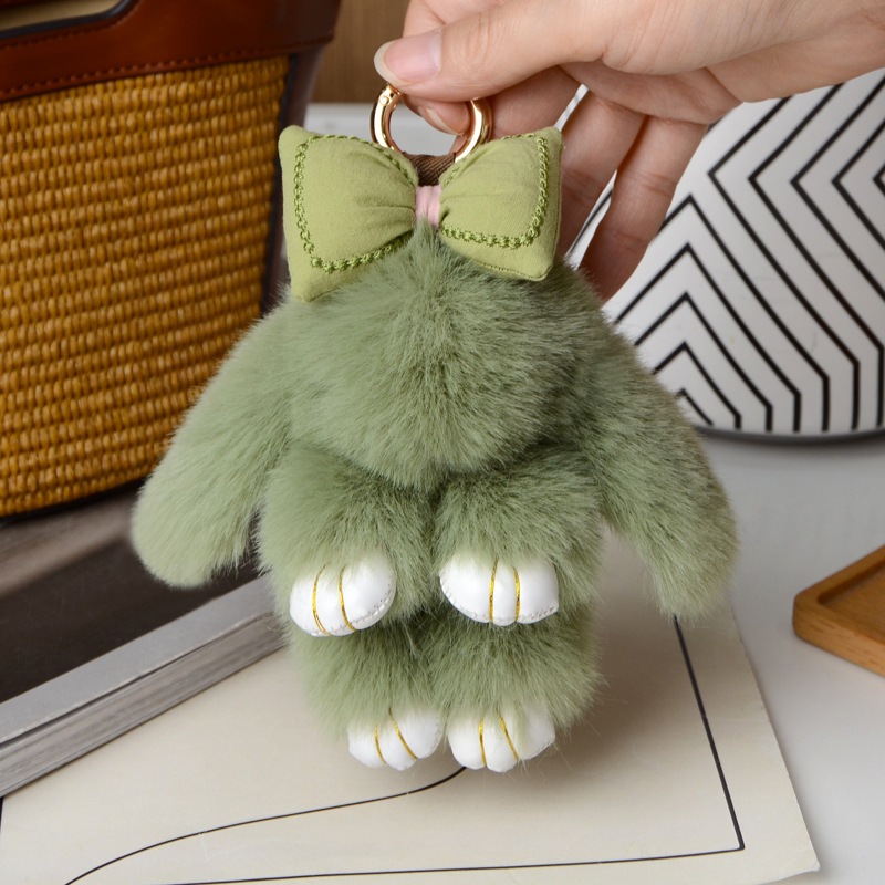 [BUNNY LULU] [Hộp quà] Thỏ nhồi bông đáng yêu lông mịn. Móc chìa khóa, Tag túi xách thỏ bông trending.