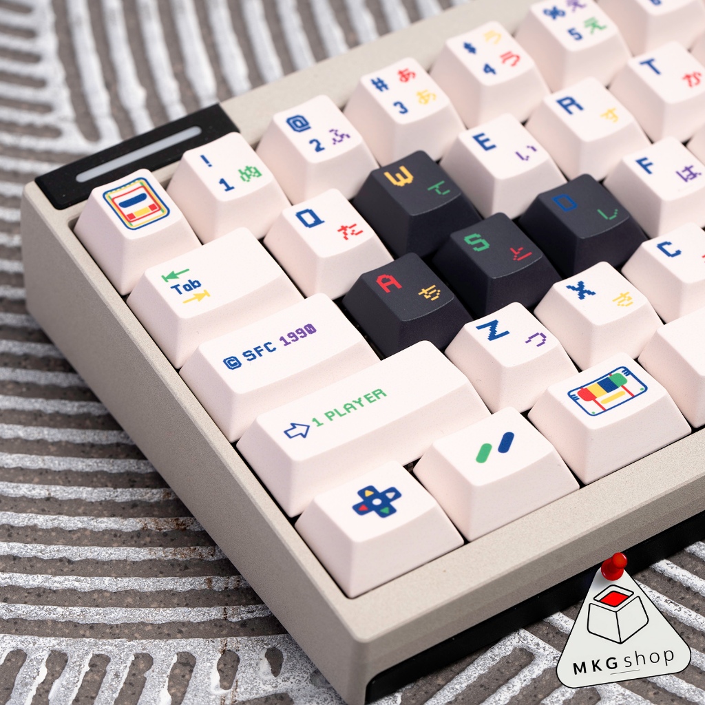 Nút bàn phím Nintendo NES White - PBT dyesub - cherry profile - keycap ...