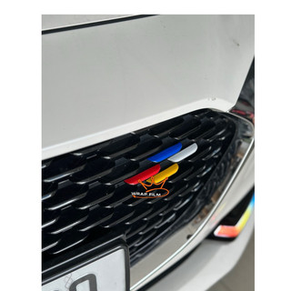 Decal Mazda 3 phản quang trang trí mặt calang