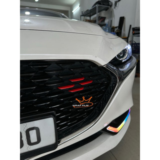 Decal Mazda 3 phản quang trang trí mặt calang