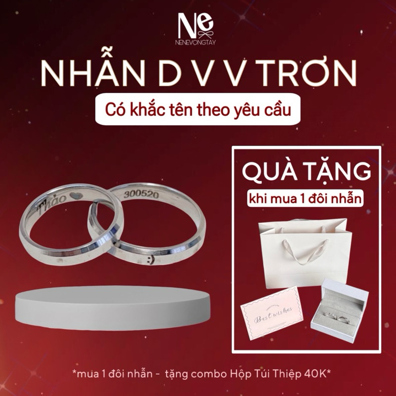 Couple Rings, engravable by nene.storeee