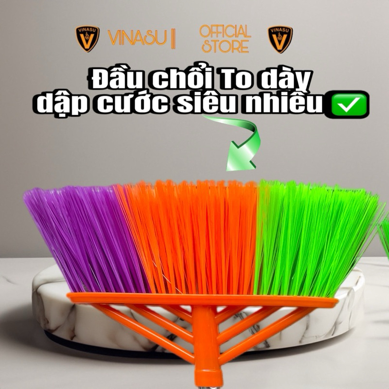 CHỔI QUÉT NƯỚC XƯƠNG CÁ - LOẠI 1 CÁN DÀI