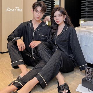 Đồ ngủ nam cao cấp mặc nhà màu đen, Pyjama nam dài tay - Since Then