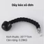 Tay Cầm Kéo Cap Ròng Rọc Tập Gym, Phụ Kiện Kéo Xô Tay Cầm Bọc Cao Su Chống Trơn Trượt Hàng Nhập Khẩu