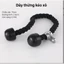 Tay Cầm Kéo Cap Ròng Rọc Tập Gym, Phụ Kiện Kéo Xô Tay Cầm Bọc Cao Su Chống Trơn Trượt Hàng Nhập Khẩu