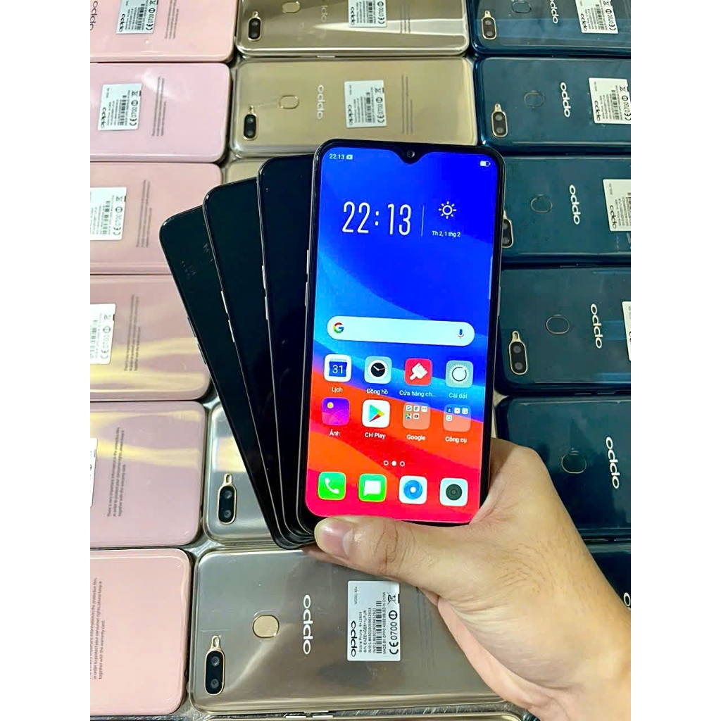 [Chính hãng] Điện thoại Oppo A5s 4GB/64GB nguyên zin đẹp keng kèm cường lực, ốp lưng BH 06 tháng