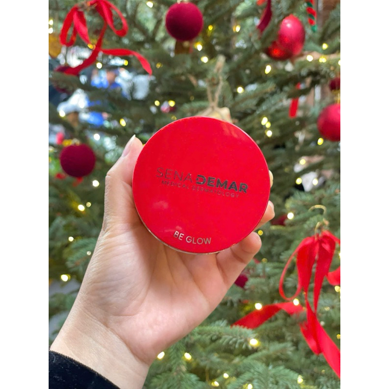 Phấn nước cushion sena demar be glow cushion dạng kem,giúp dưỡng ẩm, làm trắng 15g - hạn 2028 cushion senademar IS210