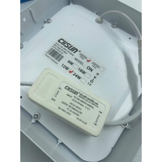 Đèn Led Ốp Nổi CLISUN | Đèn Led Trần Ốp Nổi Tròn Vuông ON12w Hiện Đại, Tuổi Thọ Cao 30nh, Hiện Đại