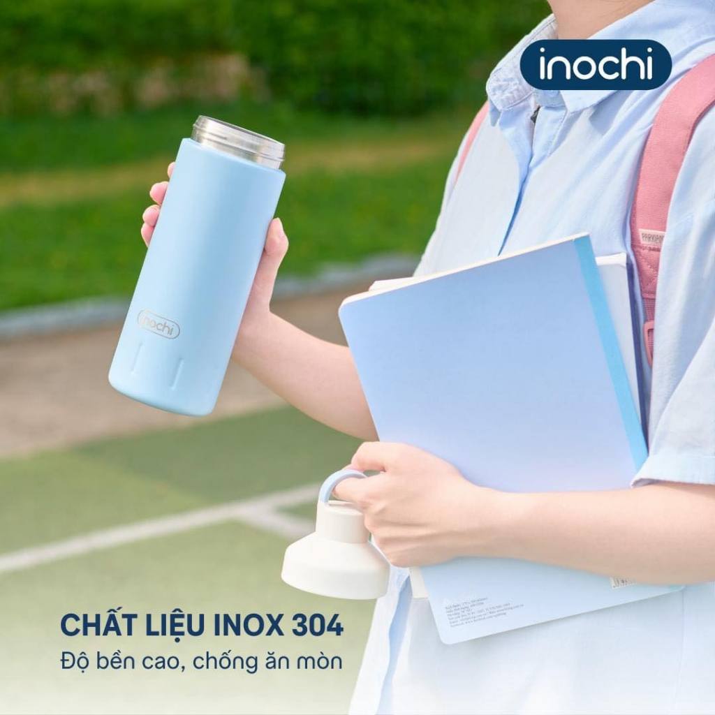 Bình giữ nhiệt Fuji Joy INOCHI lõi inox 304 cao cấp chống gỉ, dung tích 590ml