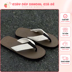 Dép Kẹp Dù Nam Nữ Dép Kẹp Nam Tông Lào Xỏ Ngón Quai Dù Đế Cao Su Size 37-45