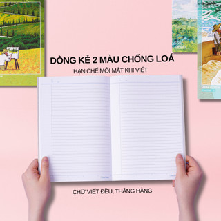 Vở Kẻ Ngang B5 Tập Sinh Viên 80/120 Trang Classmate, Bìa Van Gogh Chống Nước, Vở Học Sinh Dùng Ghi Chép, Ghi Bài