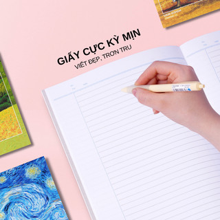 Vở Kẻ Ngang B5 Tập Sinh Viên 80/120 Trang Classmate, Bìa Van Gogh Chống Nước, Vở Học Sinh Dùng Ghi Chép, Ghi Bài