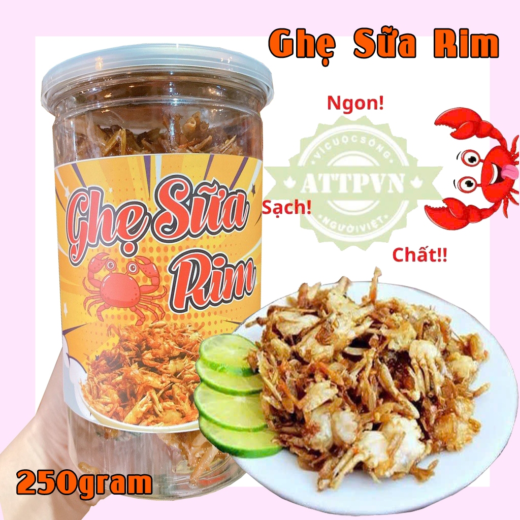 [ Lon 250.gram ] Ghẹ Sữa Rim Giòn - Đặc Sản Phan Thiết - Đầm Sen ...