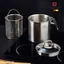 Nồi đa năng nội địa Hàn Neo Multi Pot Wagensteiger, thép không gỉ cao cấp, đi kèm lưới lọc tiện lợi