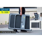Xe đẩy hàng 4 bánh tải trọng chở 320kg gấp gọn ADVINDEQ Nhập Khẩu, xe kéo hàng xếp gọn đa năng bánh xe chốt  hãm — ảnh 8