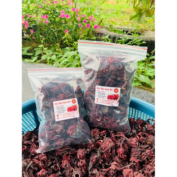 Hoa Atiso đỏ khô (Hoa bụp giấm/Hoa Hibiscus), hàng loại 1, nguyên liệu pha trà, chưng yến, làm siro