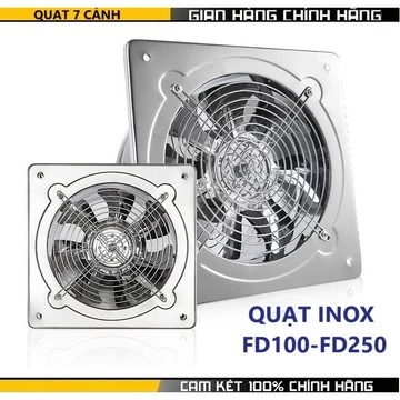 (Phiên bản INox) Quạt thông gió hút mùi lõi đồng Quạt Thông Gió , Hút Mùi Nhà Bếp