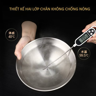 Tô-Bát- Ramen Inox 304 SSGP 20/22cm Với Hai Lớp Cách Nhiệt Chông Nóng An Toàn Tô Ăn Mì Tô Trộn Salad