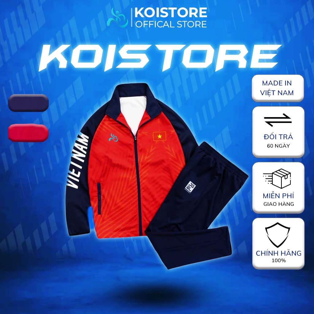 Đồ Bộ Tuyển Việt Nam Koi Store, Đồ Bộ Thấm Mồ Hôi Form Reguler Fit Năng ...