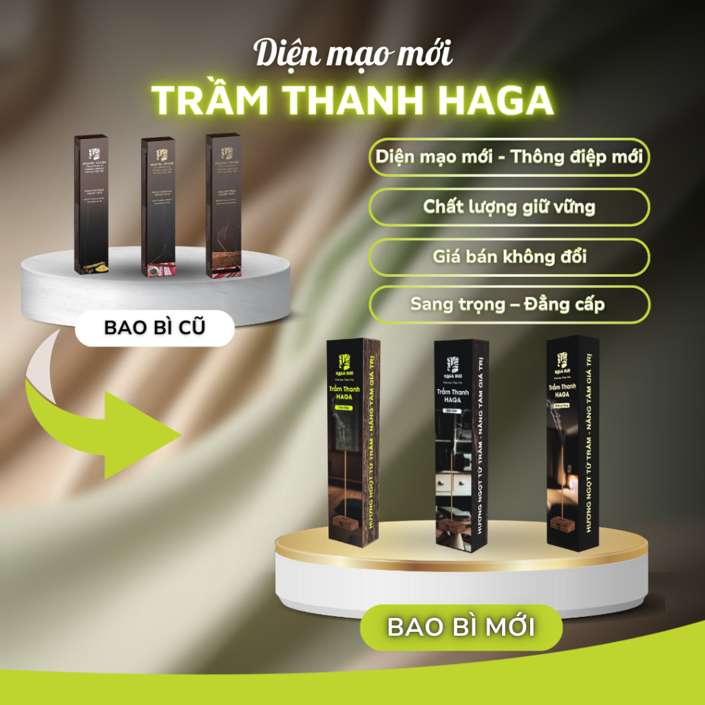 Ảnh Trầm thanh Haga Cao cấp/Đặc biệt/Thượng hạng thơm ngọt trầm hương, thư giãn thoải mái - 16cm 44 cây 2