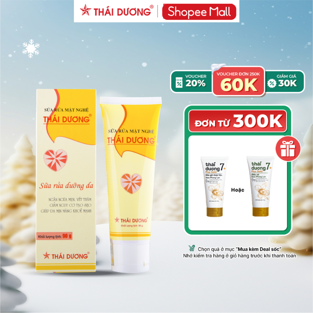 Ảnh Sữa rửa mặt nghệ sạch mụn, ngừa vết thâm Thái Dương 90g - Sao Thái Dương 2
