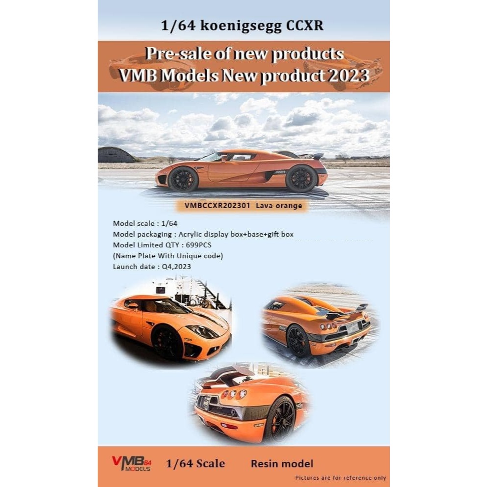 MÔ HÌNH 1:64 VMB - Koenigsegg CCXR Lava Orange | Shopee Việt Nam