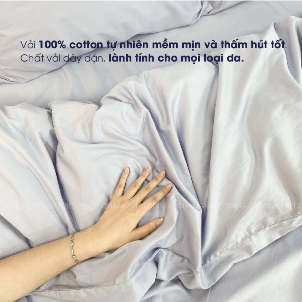 Ảnh Vỏ Gối 100% Cotton Sateen Changmi Bedding cao cấp mềm mịn và thoáng mát - 1 cái 2