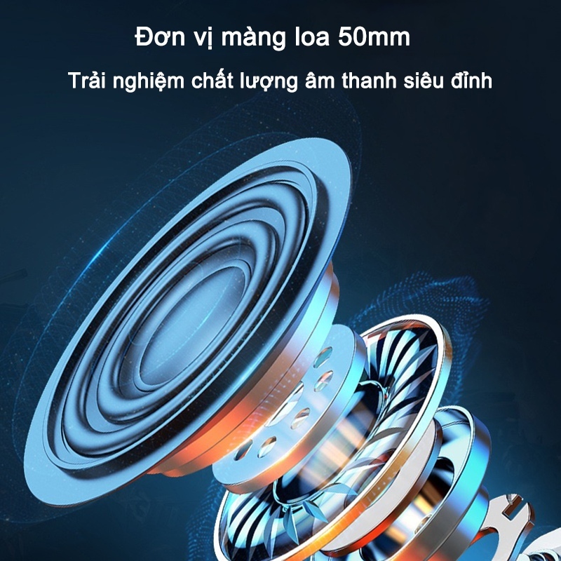 Tai Nghe Gaming Ba Chế Độ Onikuma B100 2.4G/Bluetooth/Có Dây Có Micrô Đa Hướng Thời Lượng Pin 60 Giờ