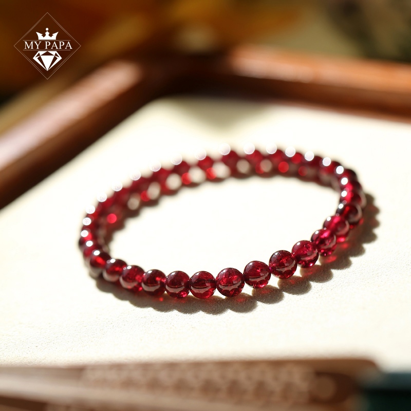Ảnh Vòng tay Garnet (Ngọc Hồng Lựu) Sri Lanka MYPAPA 2