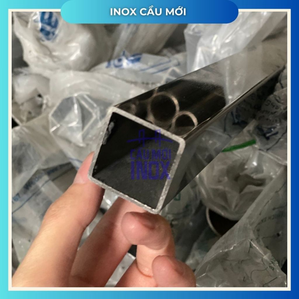 Hộp inox vuông 304 30x30mm, Độ dày 1.0mm/1.2 mm/1.5mm, Dài 1m/1m2/1m5, hàng loại 1 chuẩn nhà máy
