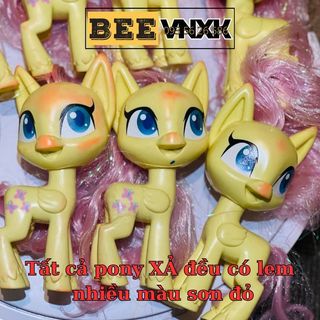 (THANH LÝ) Búp bê Pony Fluttershy 15cm Hasbro xuất xịn có LỖI LEM MÀU