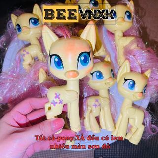 (THANH LÝ) Búp bê Pony Fluttershy 15cm Hasbro xuất xịn có LỖI LEM MÀU