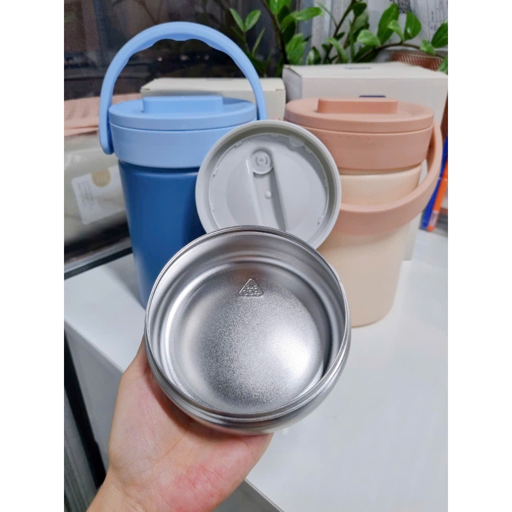 Hộp cơm giữ nhiệt mang đi làm Fuji Savory 1700ml, inox 304 cao cấp 3 hộp trữ kèm muỗng inox gấp gọn