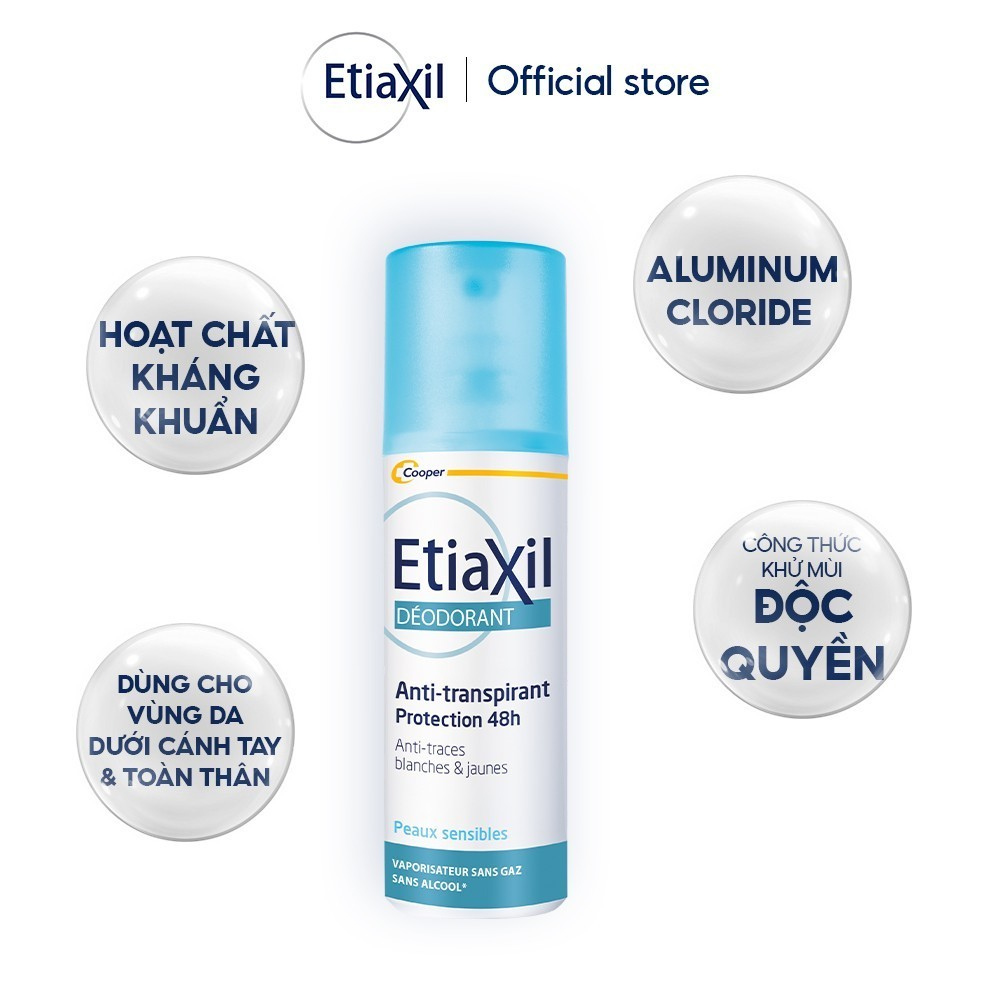 Ảnh Combo lăn khử mùi chuyên sâu Etiaxil 15ml và xịt khử mùi hôi chân Etiaxil 100ml 2