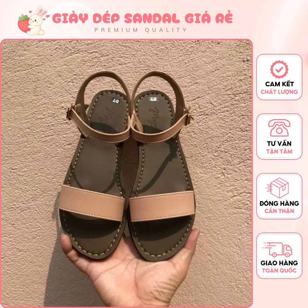 Giày Quai Hậu Nữ Đế Dép Làm Bằng Cao Su Cao Cấp Chống Trơn Trượt Được Thiết Kế Thanh Thoát Mang Lại Cảm Giác Êm Chân