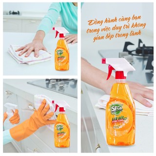 Nước lau bếp S.P.Ca Premium 450ml đa năng khử mùi hiệu quả  - SPCa000047
