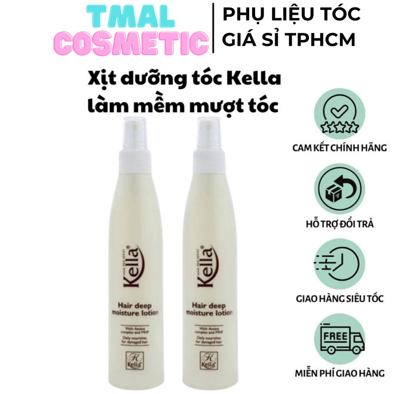 Sữa Xịt Dưỡng Kella bảo vệ phục hồi tóc khô sơ và Làm Mềm Mượt Tóc 250ml