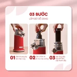 [HỎA TỐC HCM] Máy Ép Chậm Mini 3S Lazychef - Máy Ép Trái Cây, Máy Làm Kem Hoa Quả, Tháo Lắp 3s, Bảo Hành Chính Hãng — ảnh 4