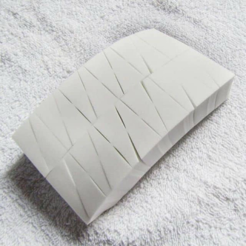 Bông latex tán kem nền Cosmetics Wedges, chất bông mềm mại, ko thấm hút kem.