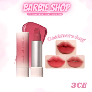 Son thỏi 3CE Cashmere Hug Lipstick Matte -mẫu mới nhất