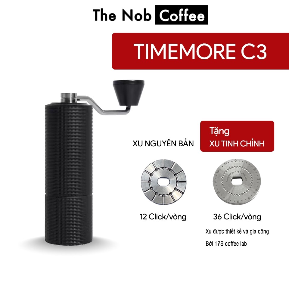 [BH 1 năm] Cối xay cà phê Timemore C3 review - Có đáng mua không?