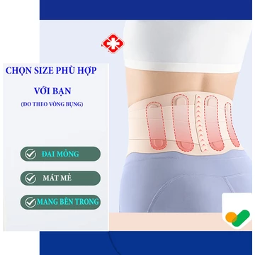Đai lưng cột sống thể thao mỏng, đai lưng cột sống tập gym, Đai lưng cột sống thể thao tập yoga