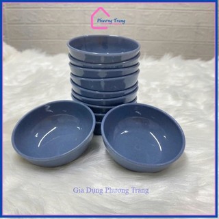 Chén chấm đựng gia vị tròn nhựa MELAMINE nhiều màu, bền đẹp - Phương Trang