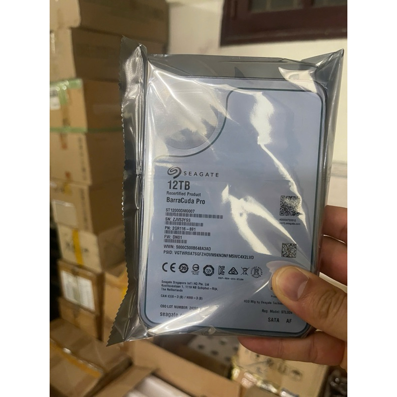 Ổ cứng HDD Seagate Barracuda Pro 12TB 3.5" SATA 3 7200 RPM ...
