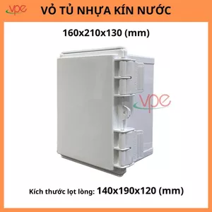 Vỏ tủ điện tủ nhựa KYE 160x210x130 bền bỉ sử dụng ngoài trời trong nhà