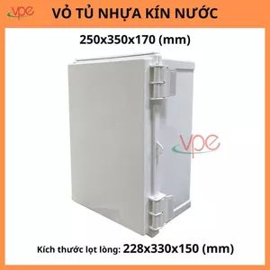 TỦ ĐIỆN NHỰA KÍN NƯỚC 250x350x170 KYE – CHỐNG BỤI, CHỐNG NƯỚC, BỀN BỈ NGOÀI TRỜI